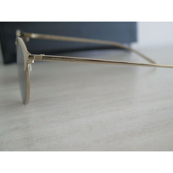 Saint Laurent Titanium SL148T 004 Gold Frame Sunglasses $499 - Picture 6 of 11